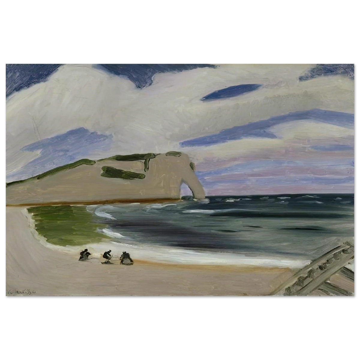 WOMEN ON THE BEACH ETRETAT 1920 Poster | Henri Matisse Poster | Henri Matisse Print