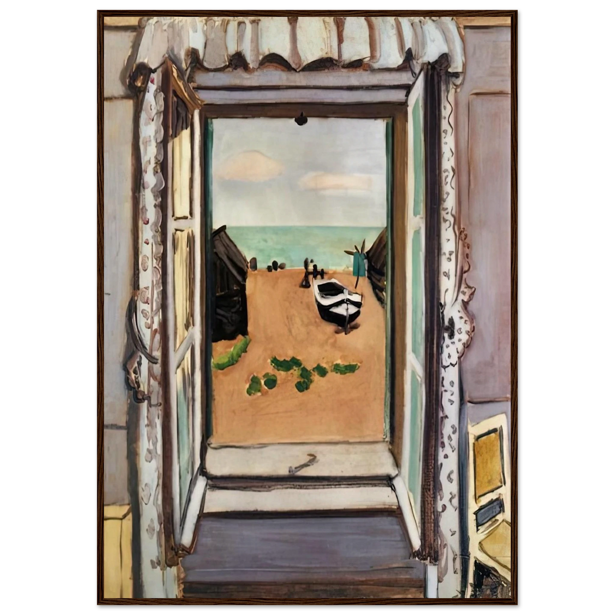 OPEN WINDOW ETRETAT 1920 Framed Poster | Henri Matisse Framed Prints Wall Art | Henri Matisse Print