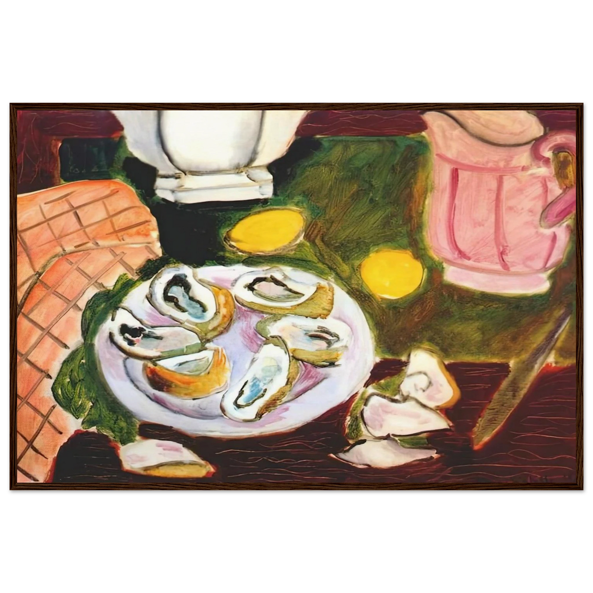 OYSTERS 1940 Framed Poster | Henri Matisse Framed Prints Wall Art | Henri Matisse Print