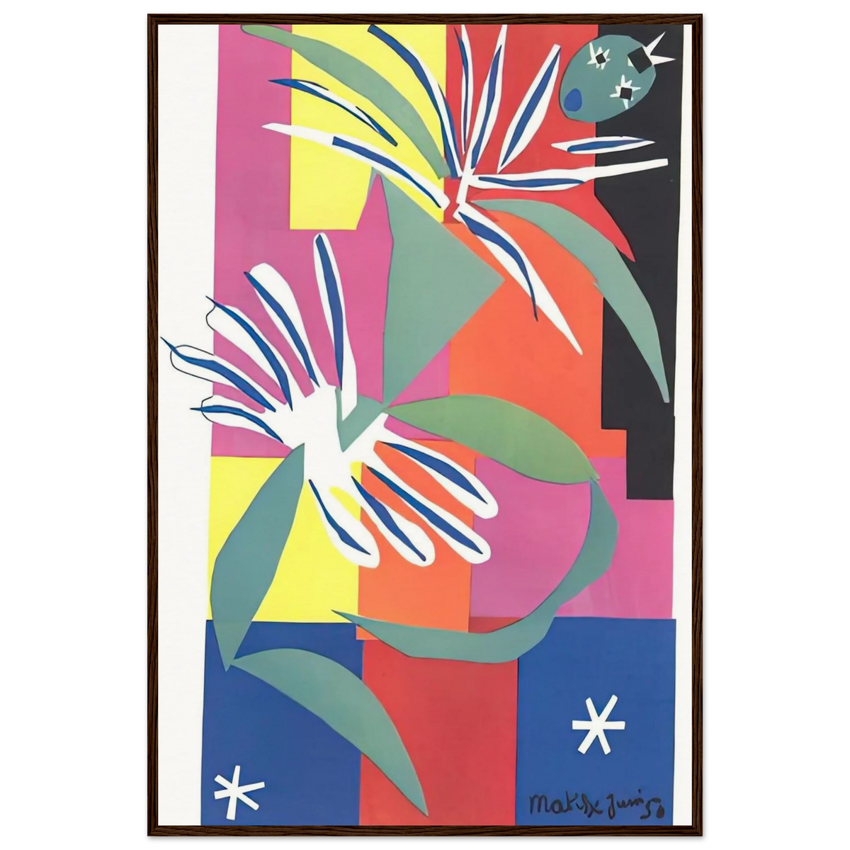CREOLE DANCER Framed Poster | Henri Matisse Framed Prints Wall Art | Henri Matisse Print