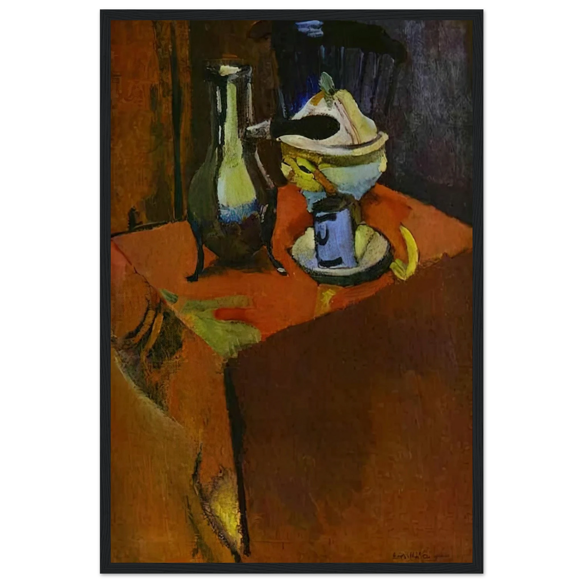 DISHES ON A TABLE 1900 Framed Poster | Henri Matisse Framed Prints Wall Art | Henri Matisse Print