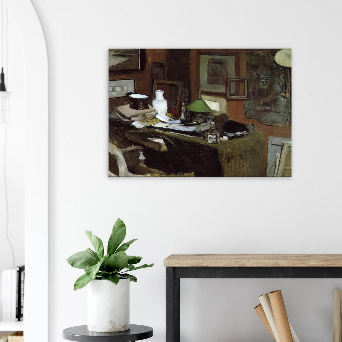 INTERIOR WITH A TOP HAT 1896 Canvas | Henri Matisse Canvas | Henri Matisse Print