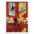 LARGE RED INTERIOR 1948 Framed Poster | Henri Matisse Framed Prints Wall Art | Henri Matisse Print