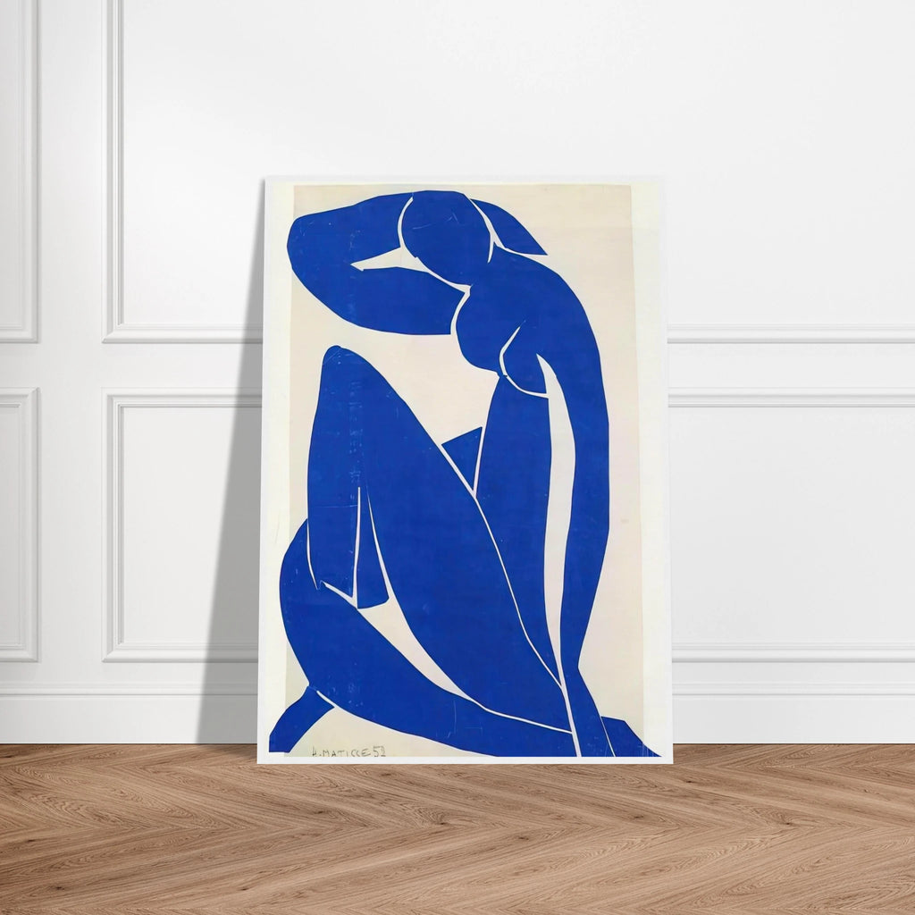 BLUE NUDE 1952 Framed Poster | Henri Matisse Framed Prints Wall Art | Henri Matisse Print
