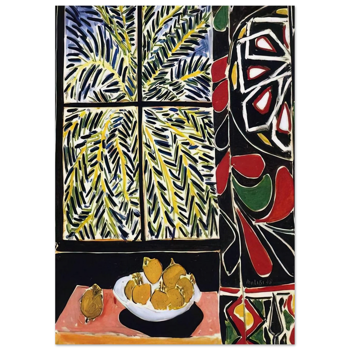 INTERIOR WITH EGYPTIAN CURTAIN 1948 Poster | Henri Matisse Poster | Henri Matisse Print