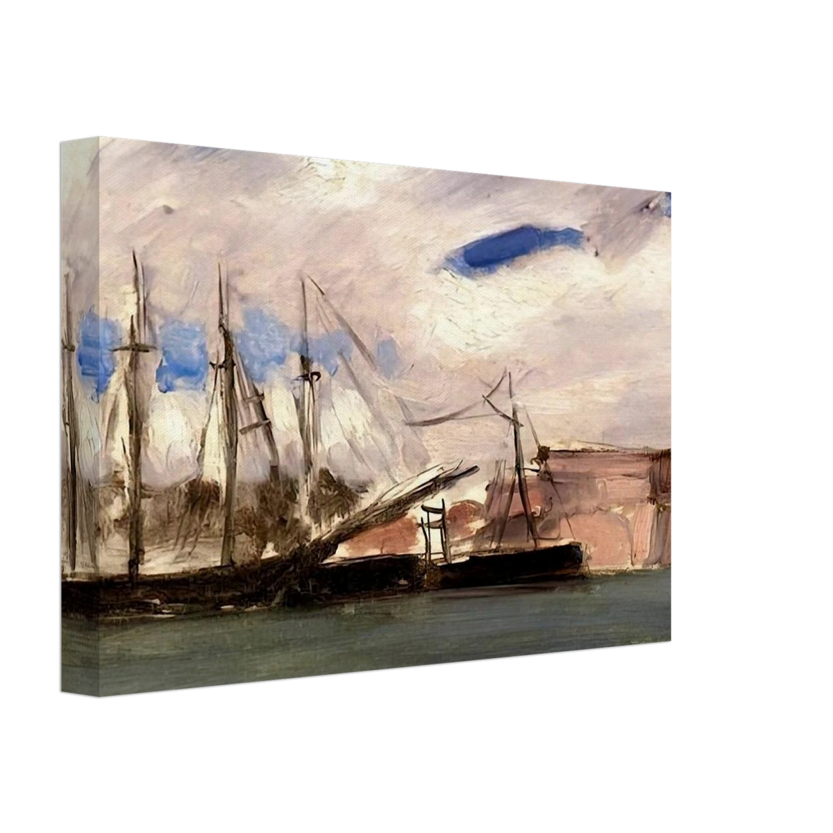 WHITE CLOUDS THE OLD PORT OF MARSEILLE 1918 Canvas | Henri Matisse Canvas | Henri Matisse Print