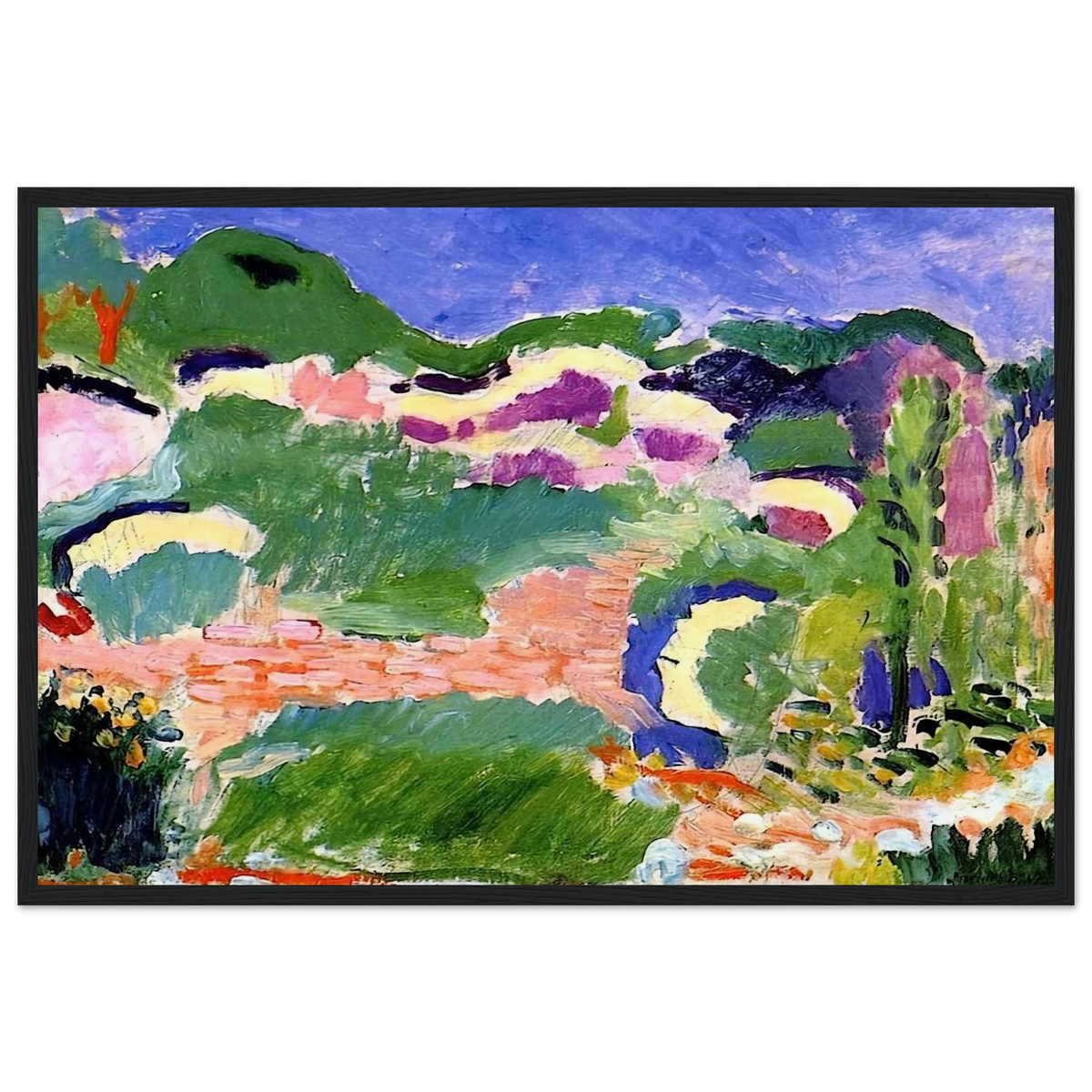 LES GENETS 1905 Framed Poster | Henri Matisse Framed Prints Wall Art | Henri Matisse Print