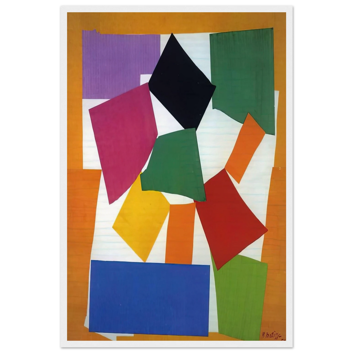 THE SNAIL 1953 Framed Poster | Henri Matisse Framed Prints Wall Art | Henri Matisse Print