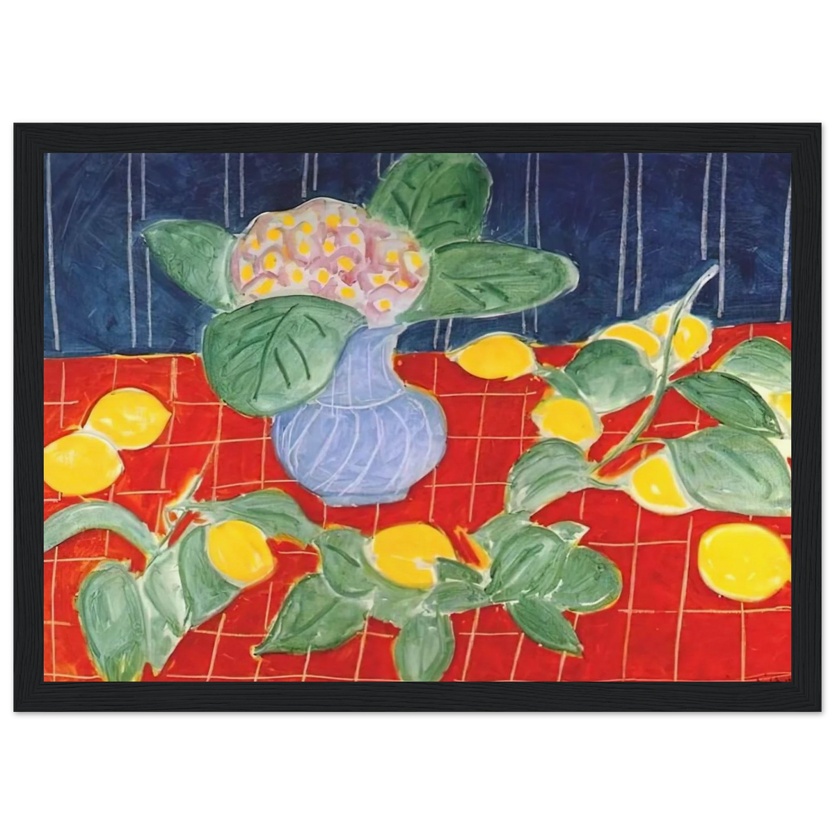 LEMONS AND SAXIFRAGES 1943 Framed Poster | Henri Matisse Framed Prints Wall Art | Henri Matisse Print