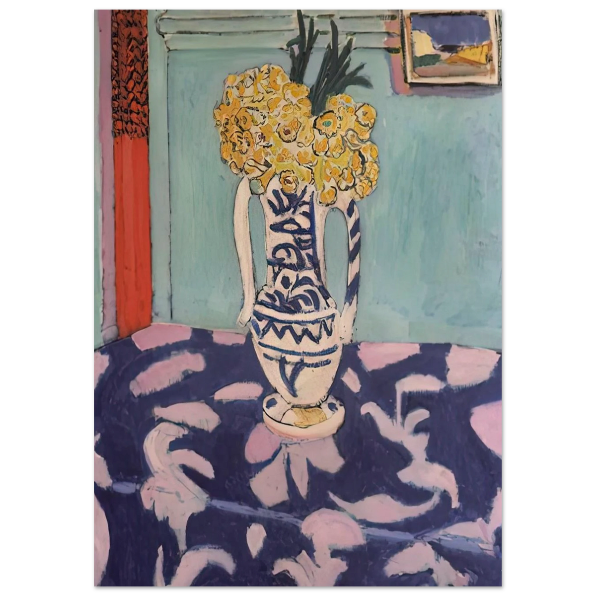 LES COUCOUS TAPIS BLEU ET ROSE 1911 Poster | Henri Matisse Poster | Henri Matisse Print