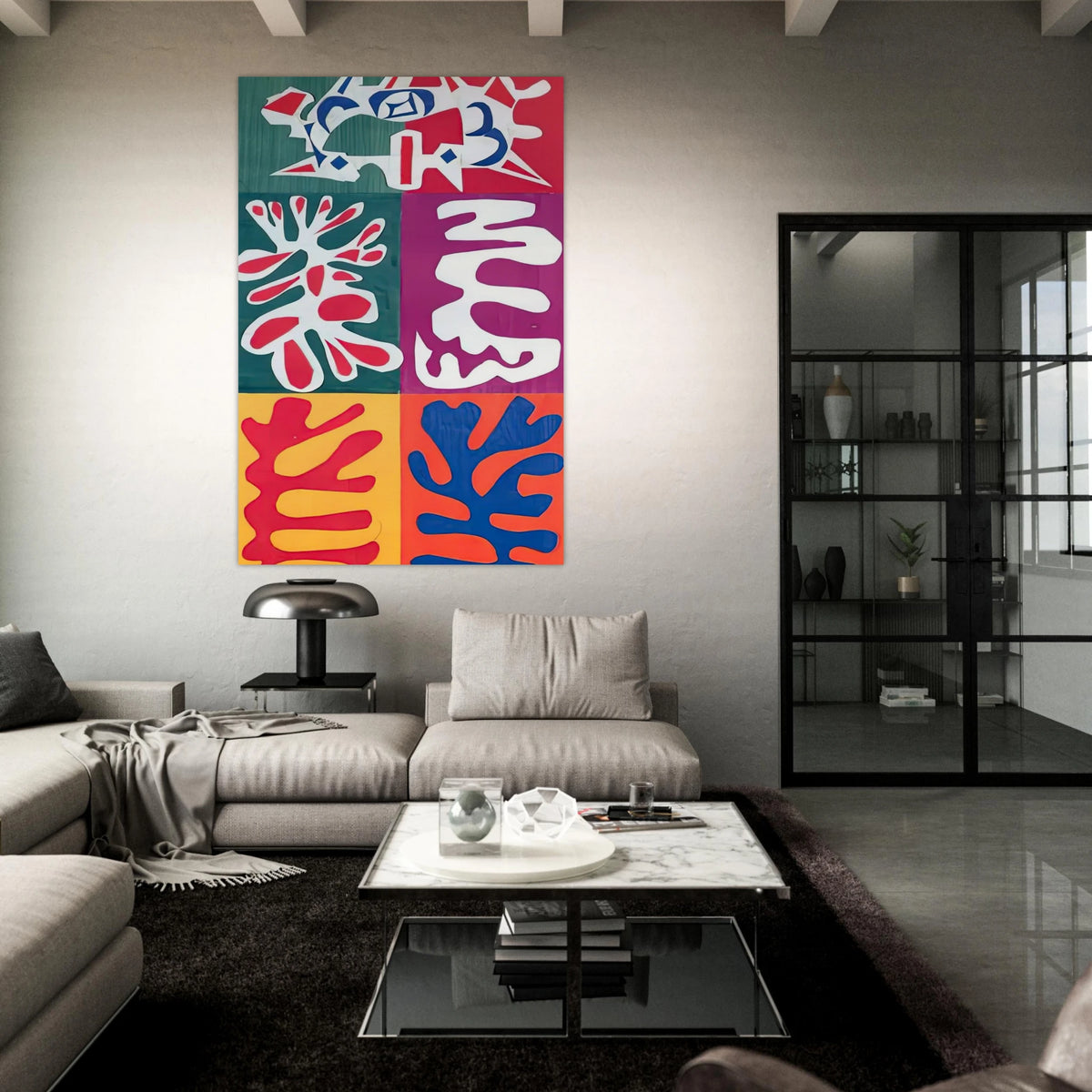 PANEL WITH MASK 1947 Poster | Henri Matisse Poster | Henri Matisse Print