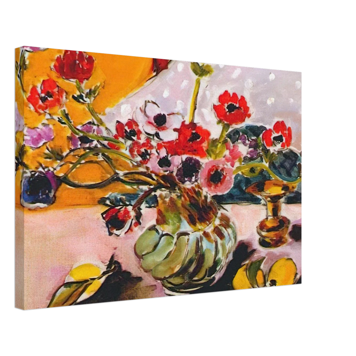 ANEMONES AND CHINESE VASE 1943 Canvas | Henri Matisse Canvas | Henri Matisse Print