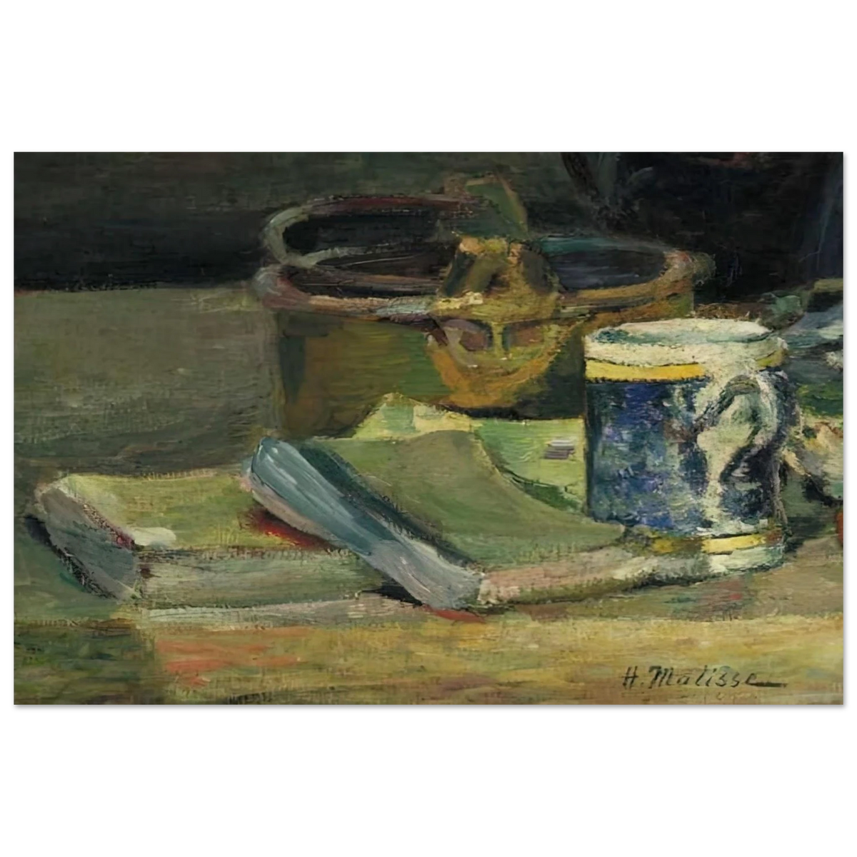 STILL LIFE WITH BOOKS 1895 Poster | Henri Matisse Poster | Henri Matisse Print