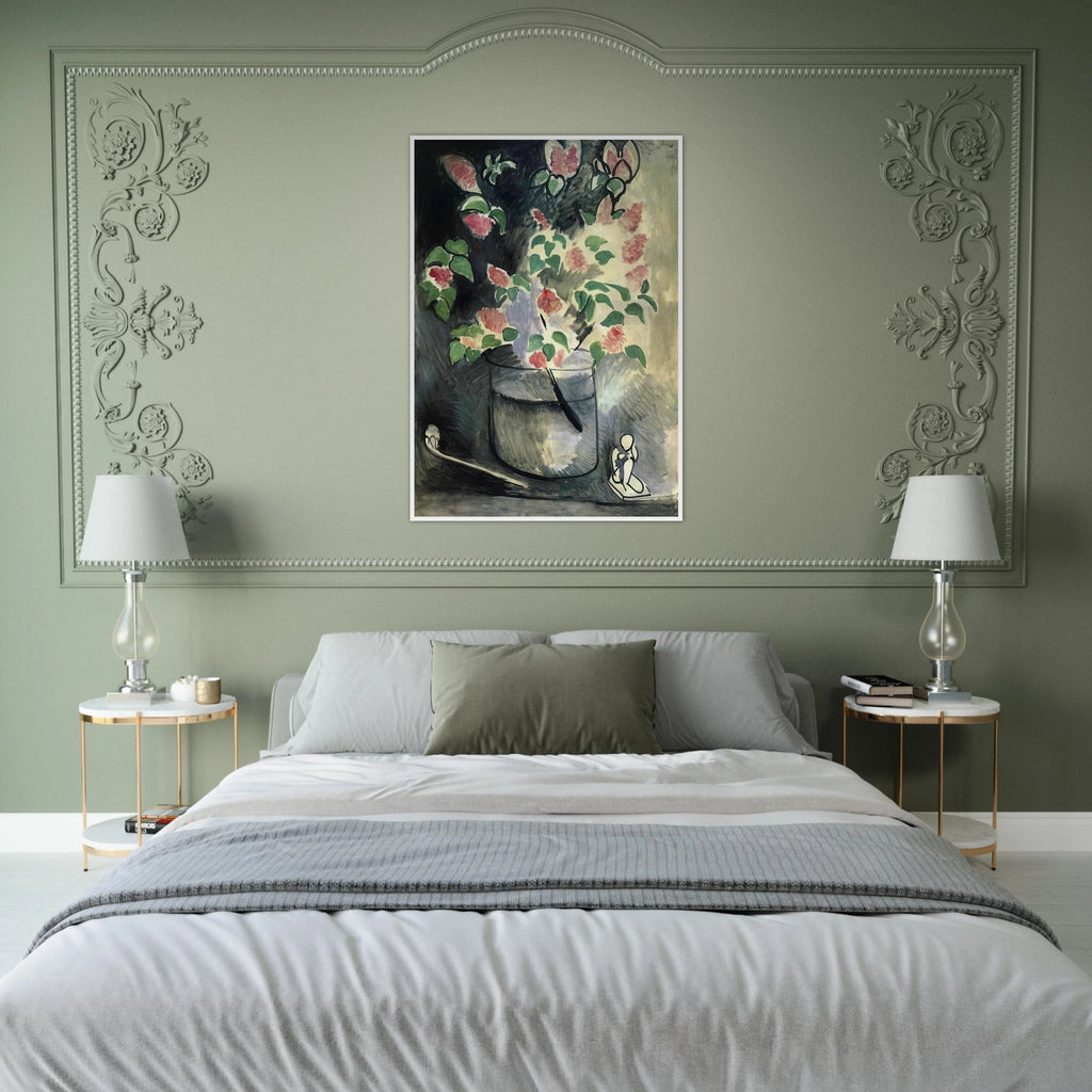 BRANCH OF LILLACS 1914 Framed Poster | Henri Matisse Framed Prints Wall Art | Henri Matisse Print