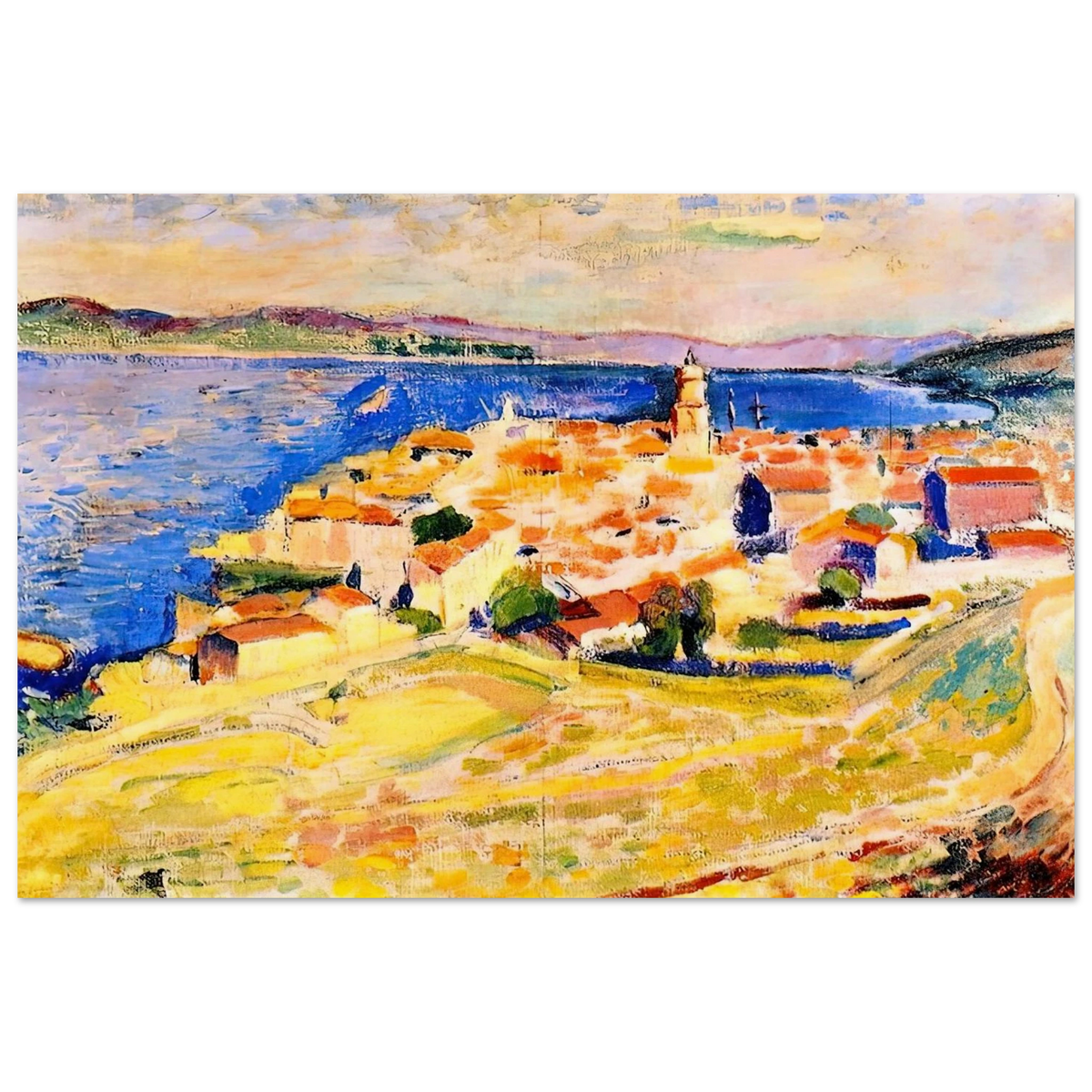 VIEW OF SAINT TROPEZ 1904 Poster | Henri Matisse Poster | Henri Matisse Print