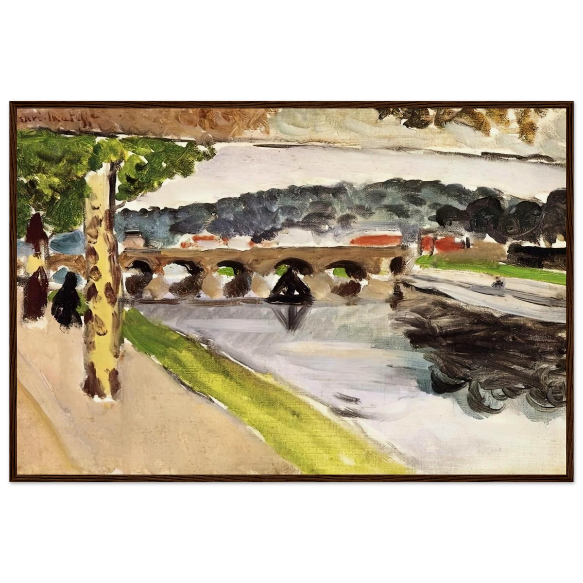 PARADE PLATANES 1917 Framed Poster | Henri Matisse Framed Prints Wall Art | Henri Matisse Print