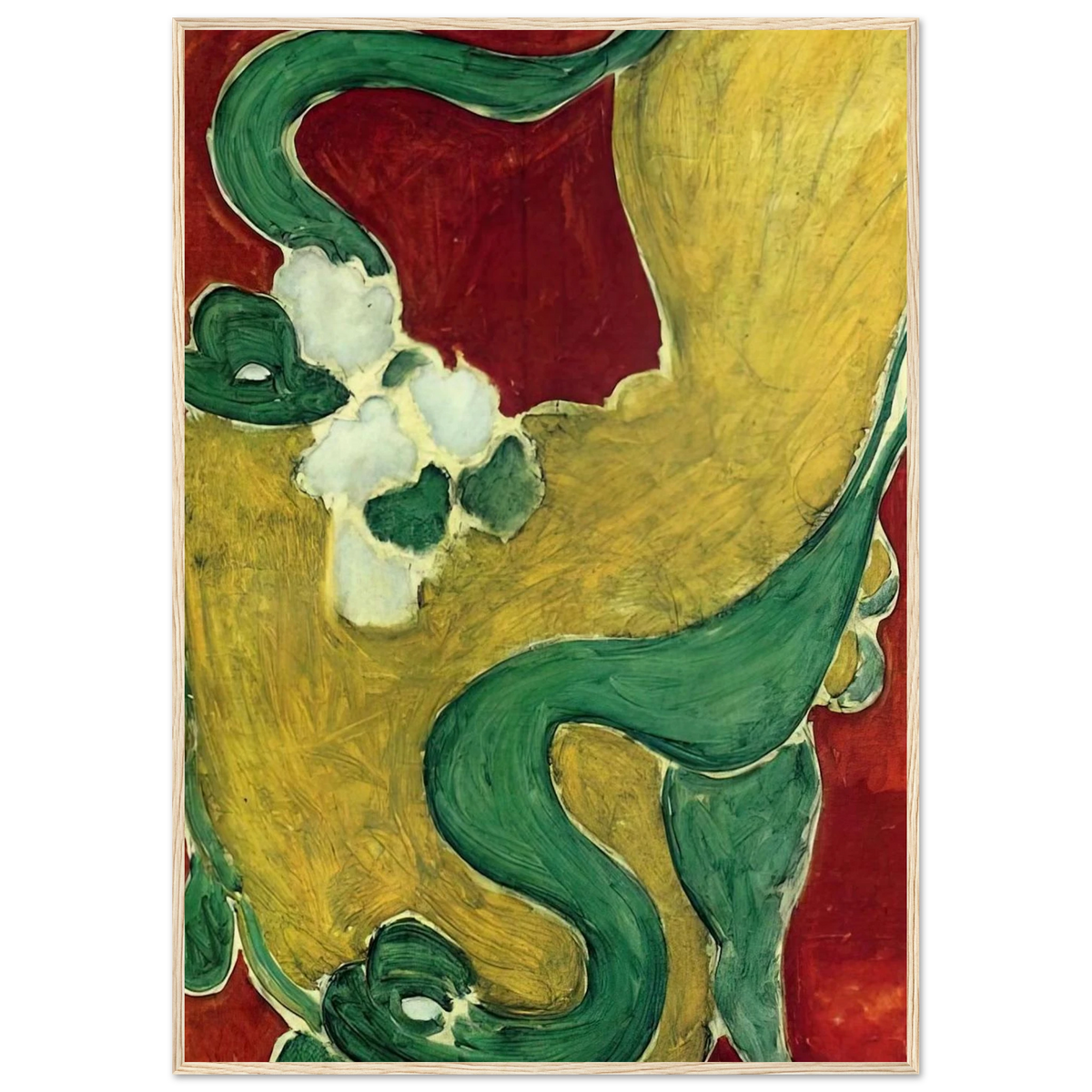 THE RACAILLE CHAIR 1946 Framed Poster | Henri Matisse Framed Prints Wall Art | Henri Matisse Print