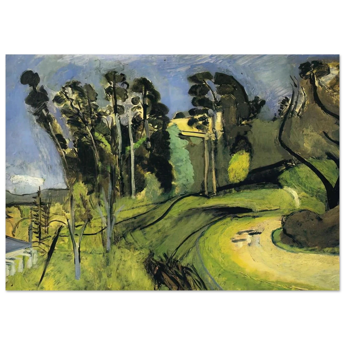 MONTALBAN LANDSCAPE 1918 Poster | Henri Matisse Poster | Henri Matisse Print