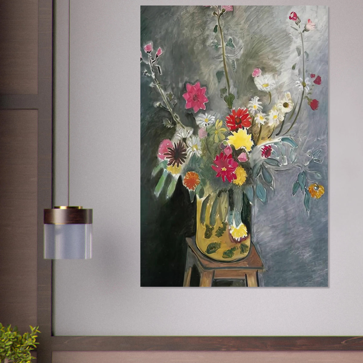 BOUQUET OF MIXED FLOWERS 1917 Poster | Henri Matisse Poster | Henri Matisse Print