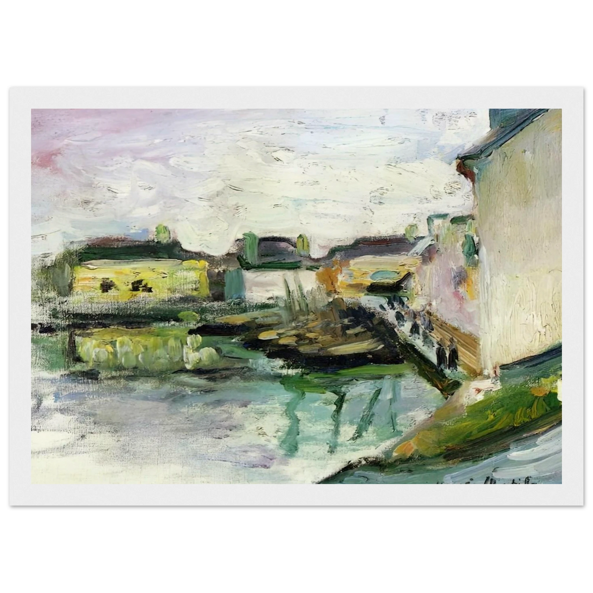 THE PORT OF PALAIS BELLE ILE 1896 Framed Poster | Henri Matisse Framed Prints Wall Art | Henri Matisse Print