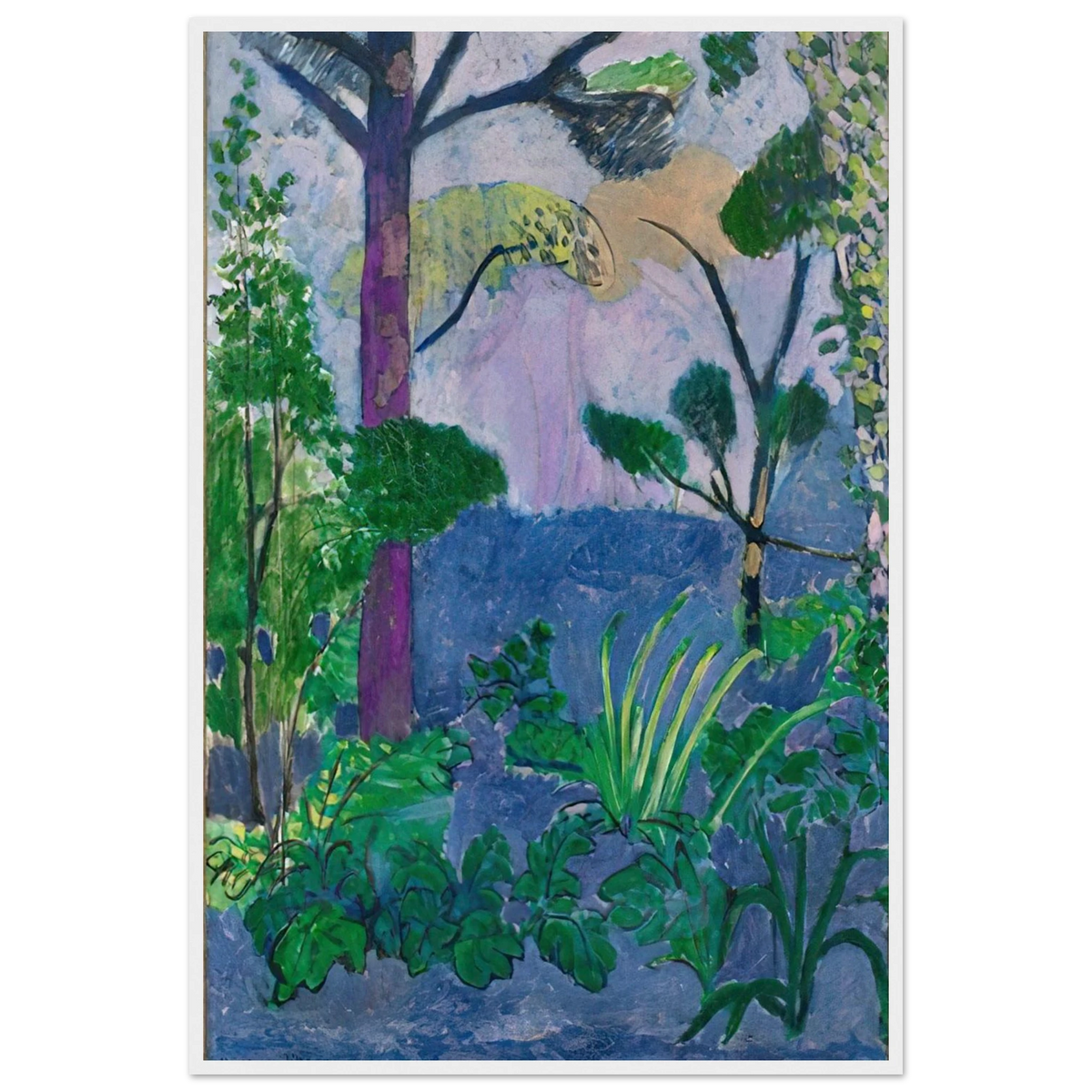 ACANTHUS MOROCCAN LANDSCAPE 1912 Framed Poster | Henri Matisse Framed Prints Wall Art | Henri Matisse Print