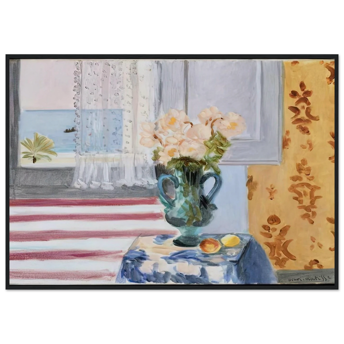 VASE OF FLOWERS 1924 Framed Poster | Henri Matisse Framed Prints Wall Art | Henri Matisse Print