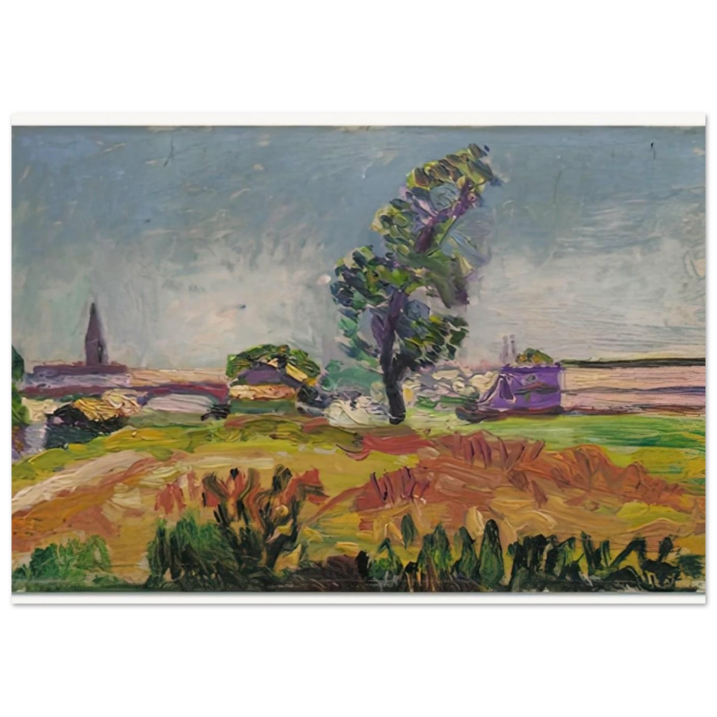 PAYSAGE DES ENVIRONS DE TOULOUSE LE PONT DES DEMOISELLES 1898 Poster | Henri Matisse Poster | Henri Matisse Print