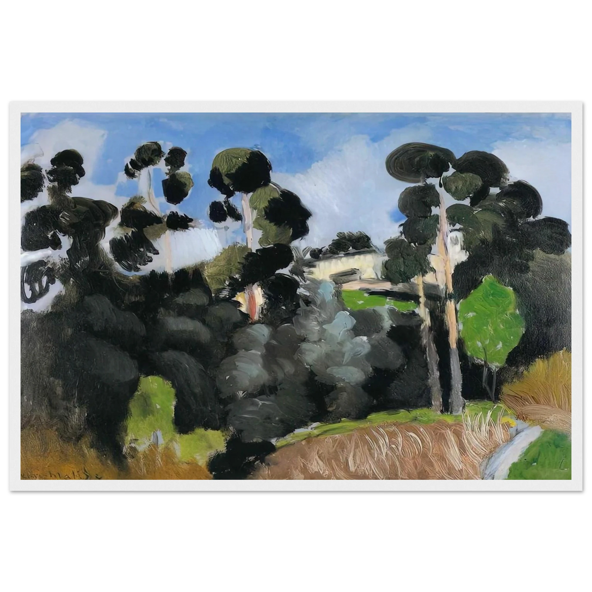 LANDSCAPE 1 Framed Poster | Henri Matisse Framed Prints Wall Art | Henri Matisse Print