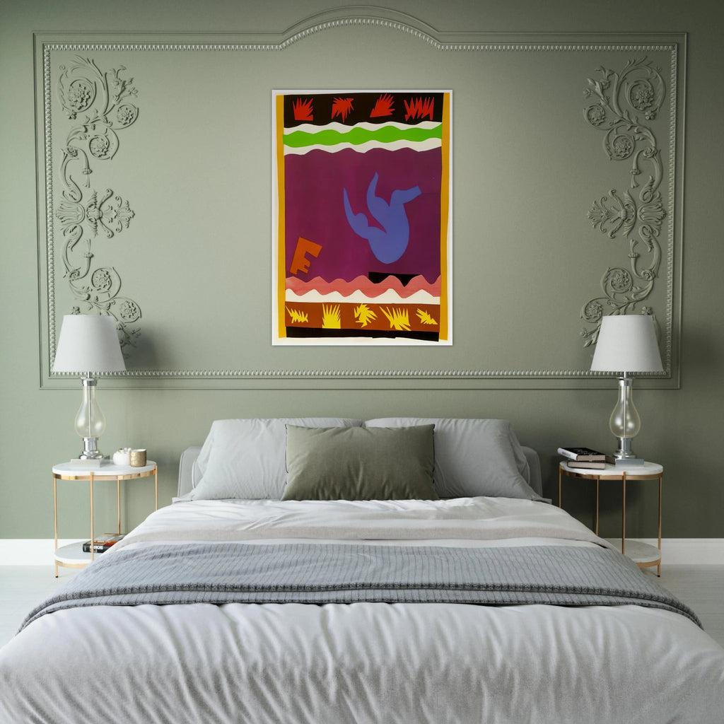 THE TOBOGGAN 1943 Framed Poster | Henri Matisse Framed Prints Wall Art | Henri Matisse Print