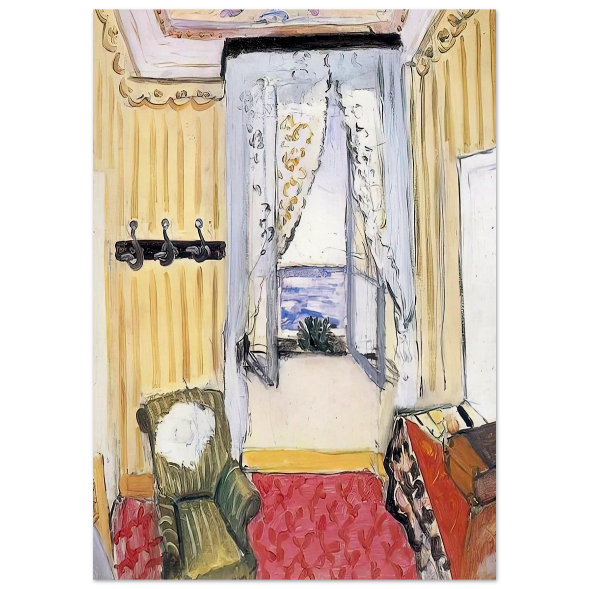 MY ROOM AT THE BEAU RIVAGE 1918 Poster | Henri Matisse Poster | Henri Matisse Print