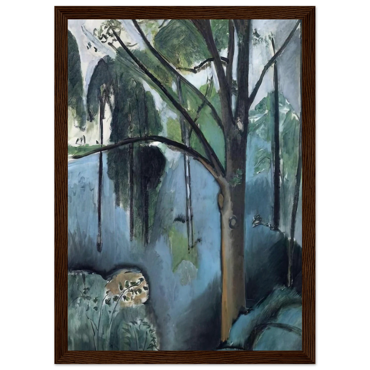 TRIVAUX POND 1917 Framed Poster | Henri Matisse Framed Prints Wall Art | Henri Matisse Print