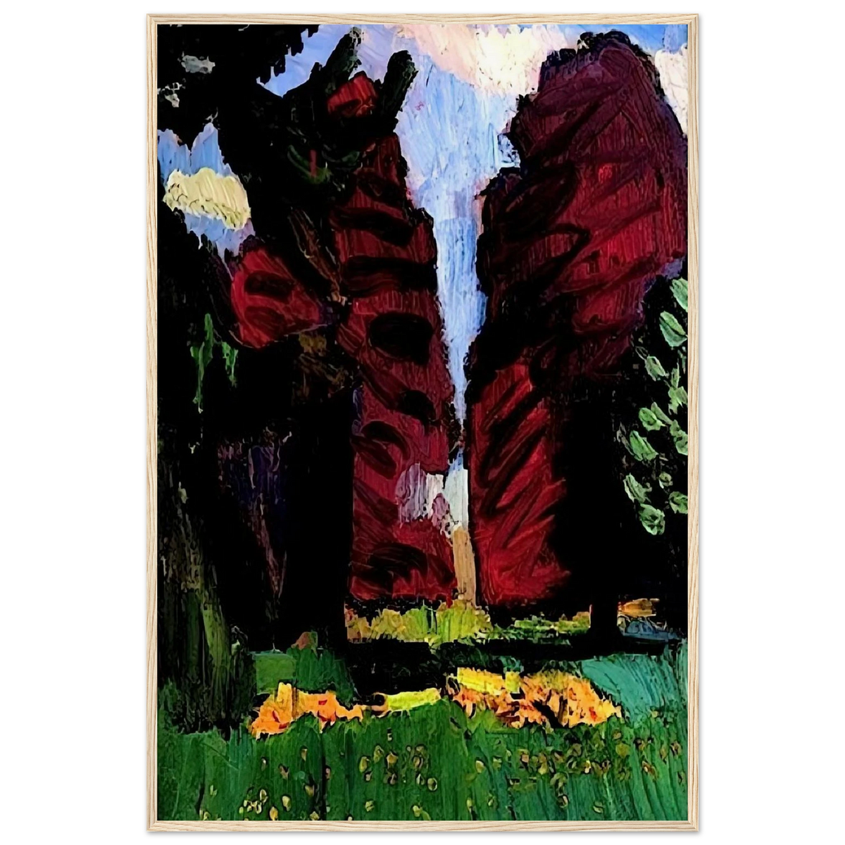 COPPER BEECHES 1901 Framed Poster | Henri Matisse Framed Prints Wall Art | Henri Matisse Print