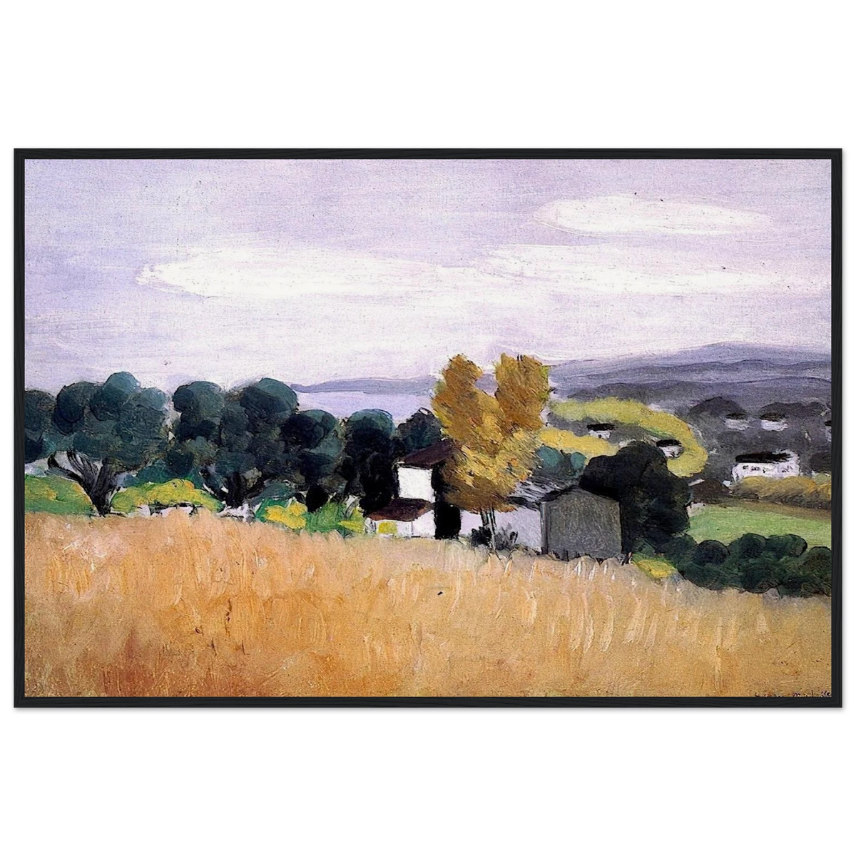 AUTUMN IN CAGNES 1918 Framed Poster | Henri Matisse Framed Prints Wall Art | Henri Matisse Print