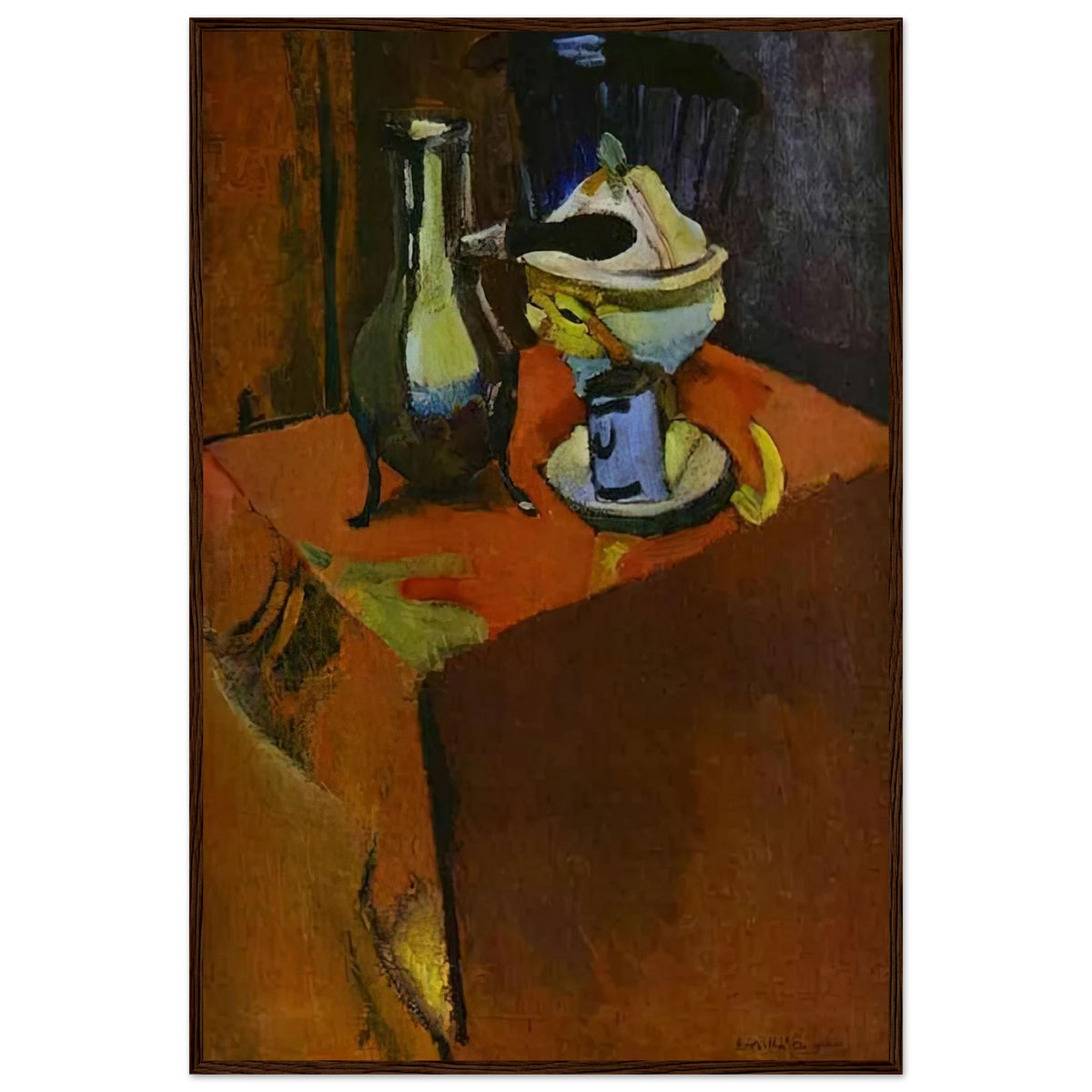 DISHES ON A TABLE 1900 Framed Poster | Henri Matisse Framed Prints Wall Art | Henri Matisse Print