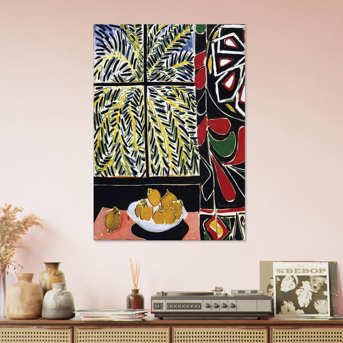 INTERIOR WITH EGYPTIAN CURTAIN 1948 Canvas | Henri Matisse Canvas | Henri Matisse Print
