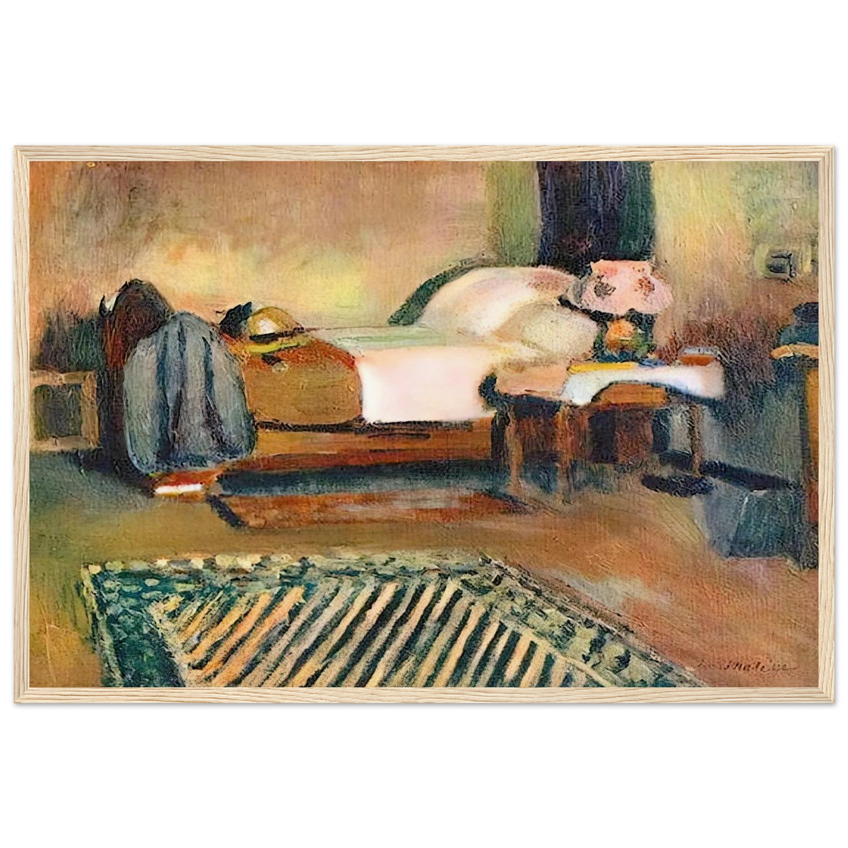 MY ROOM IN AJACCIO 1889 Framed Poster | Henri Matisse Framed Prints Wall Art | Henri Matisse Print