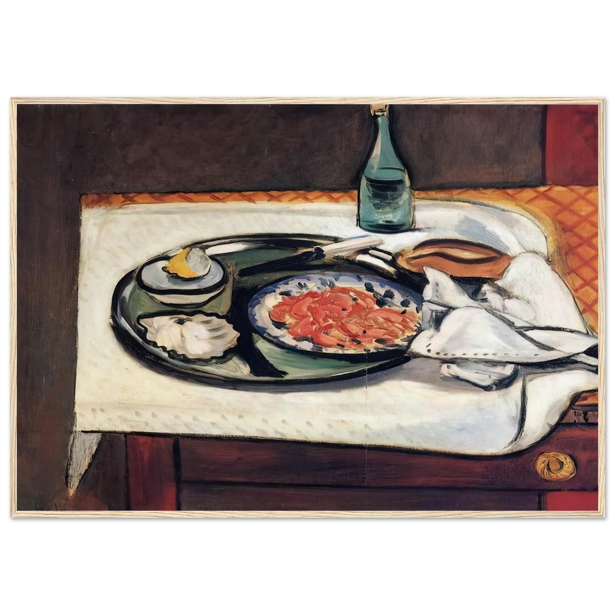 PINK SHRIMP 1921 Framed Poster | Henri Matisse Framed Prints Wall Art | Henri Matisse Print