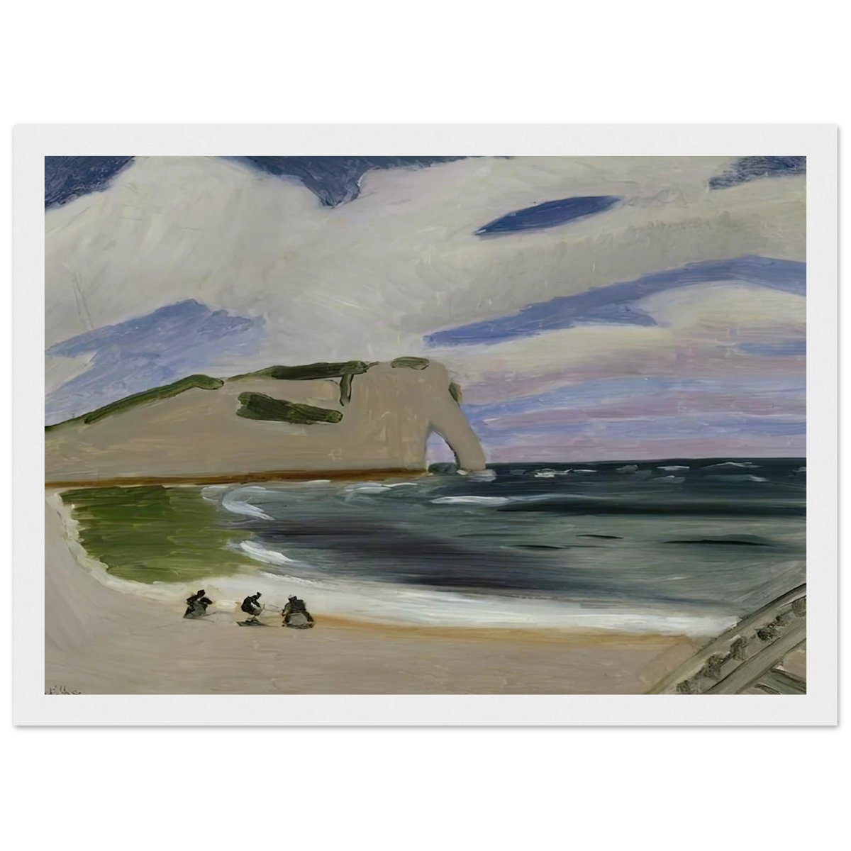 WOMEN ON THE BEACH ETRETAT 1920 Framed Poster | Henri Matisse Framed Prints Wall Art | Henri Matisse Print