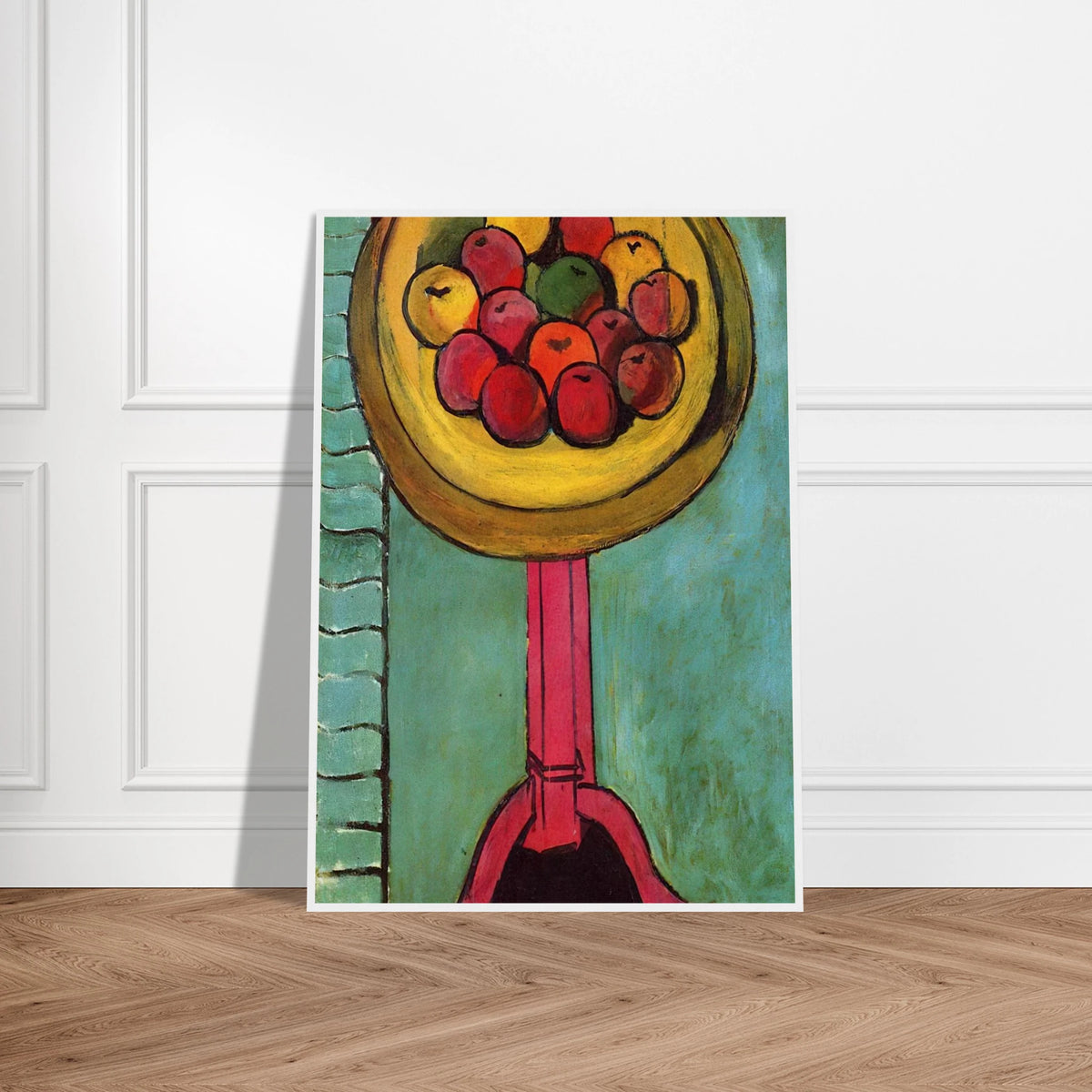 APPLES ON A TABLE GREEN BACKGROUND 1916 Framed Poster | Henri Matisse Framed Prints Wall Art | Henri Matisse Print