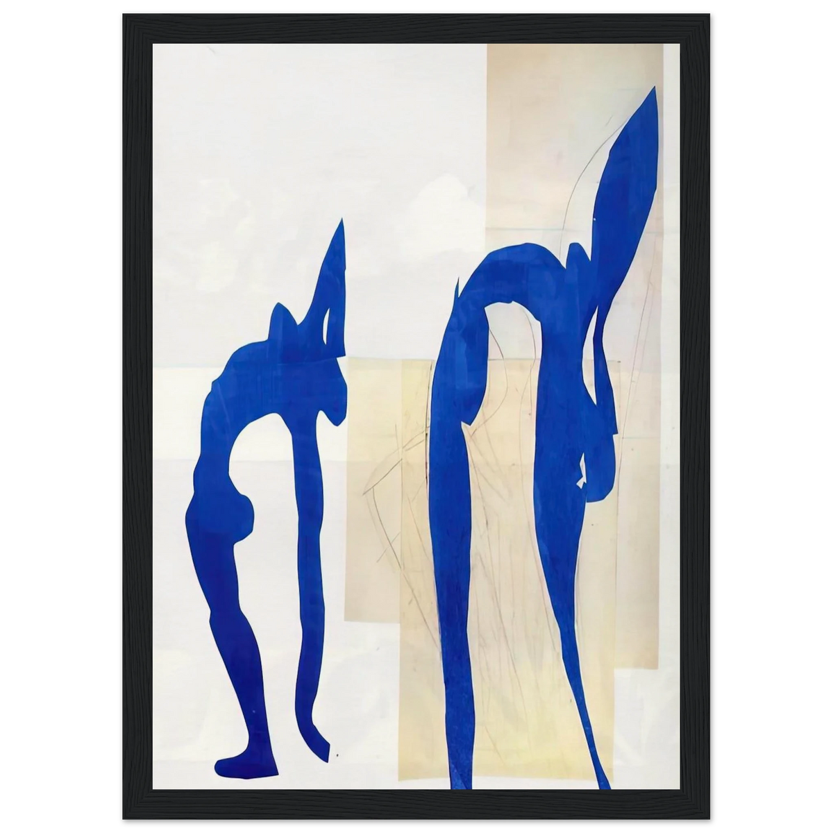 BLUE NUDES Framed Poster | Henri Matisse Framed Prints Wall Art | Henri Matisse Print