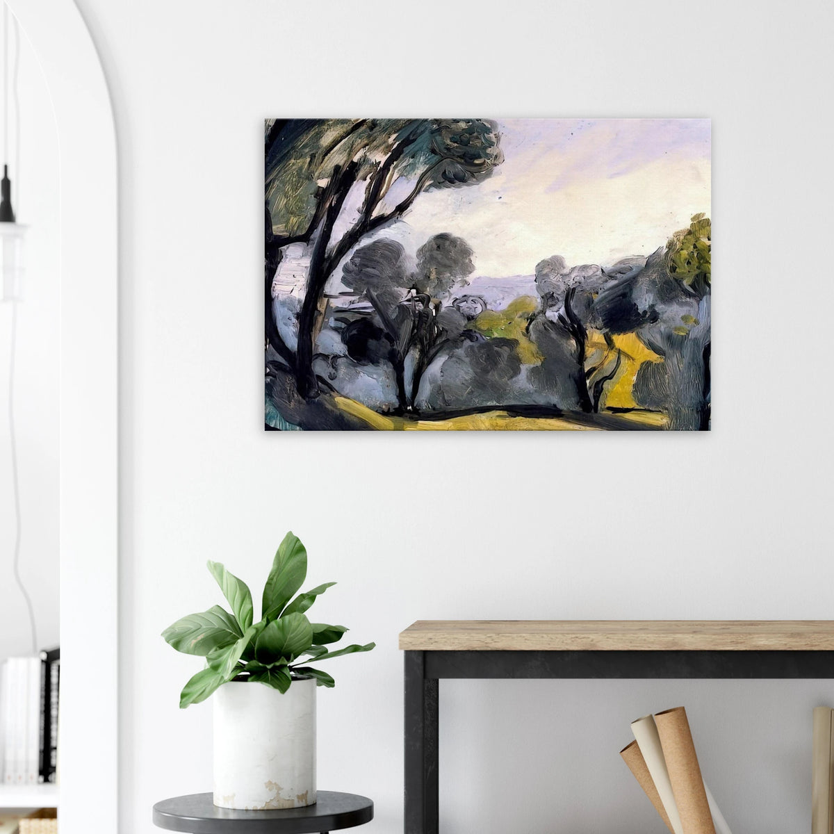 LANDSCAPE WITH OLIVE TREES 1918 Canvas | Henri Matisse Canvas | Henri Matisse Print