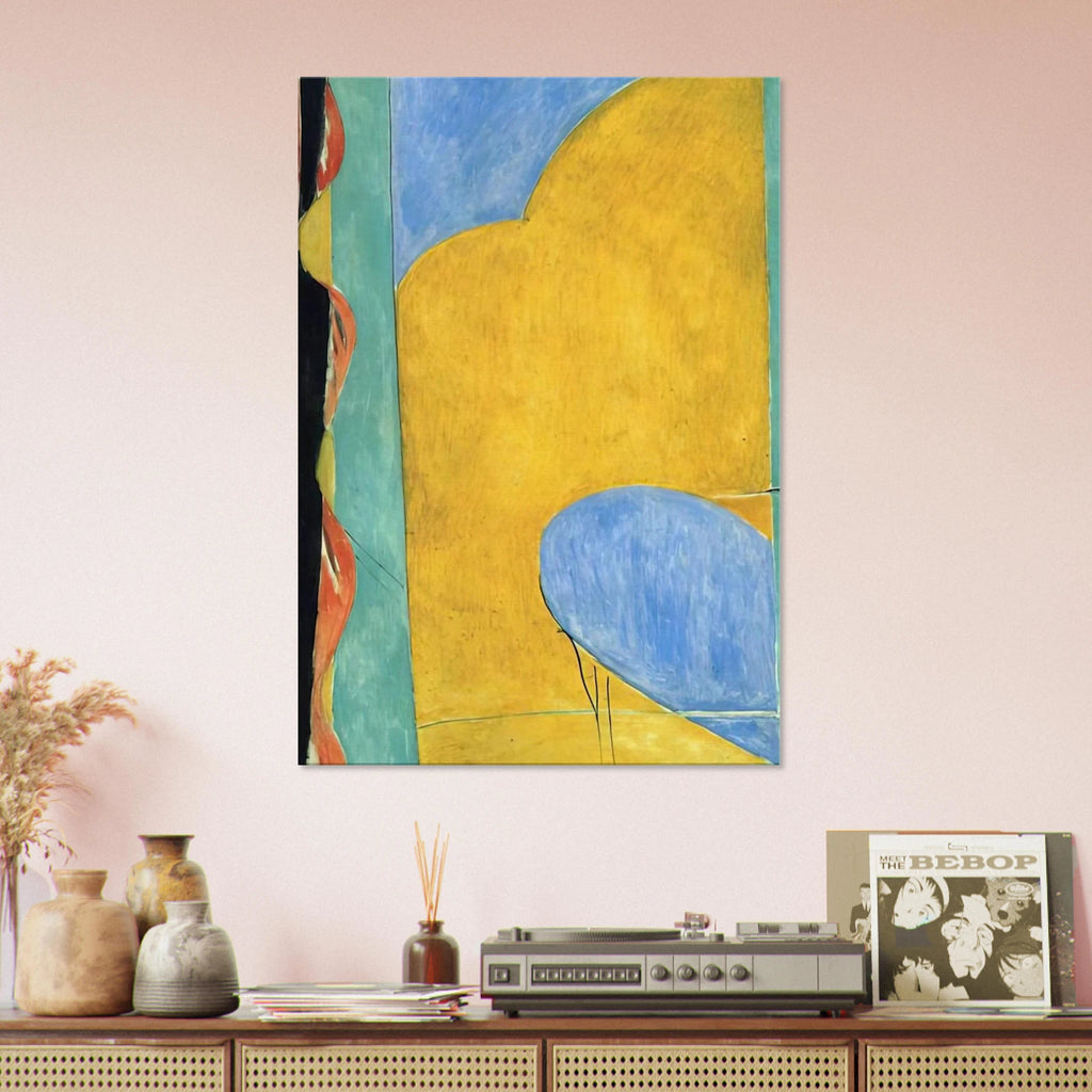 THE YELLOW CURTAIN Canvas | Henri Matisse Canvas | Henri Matisse Print