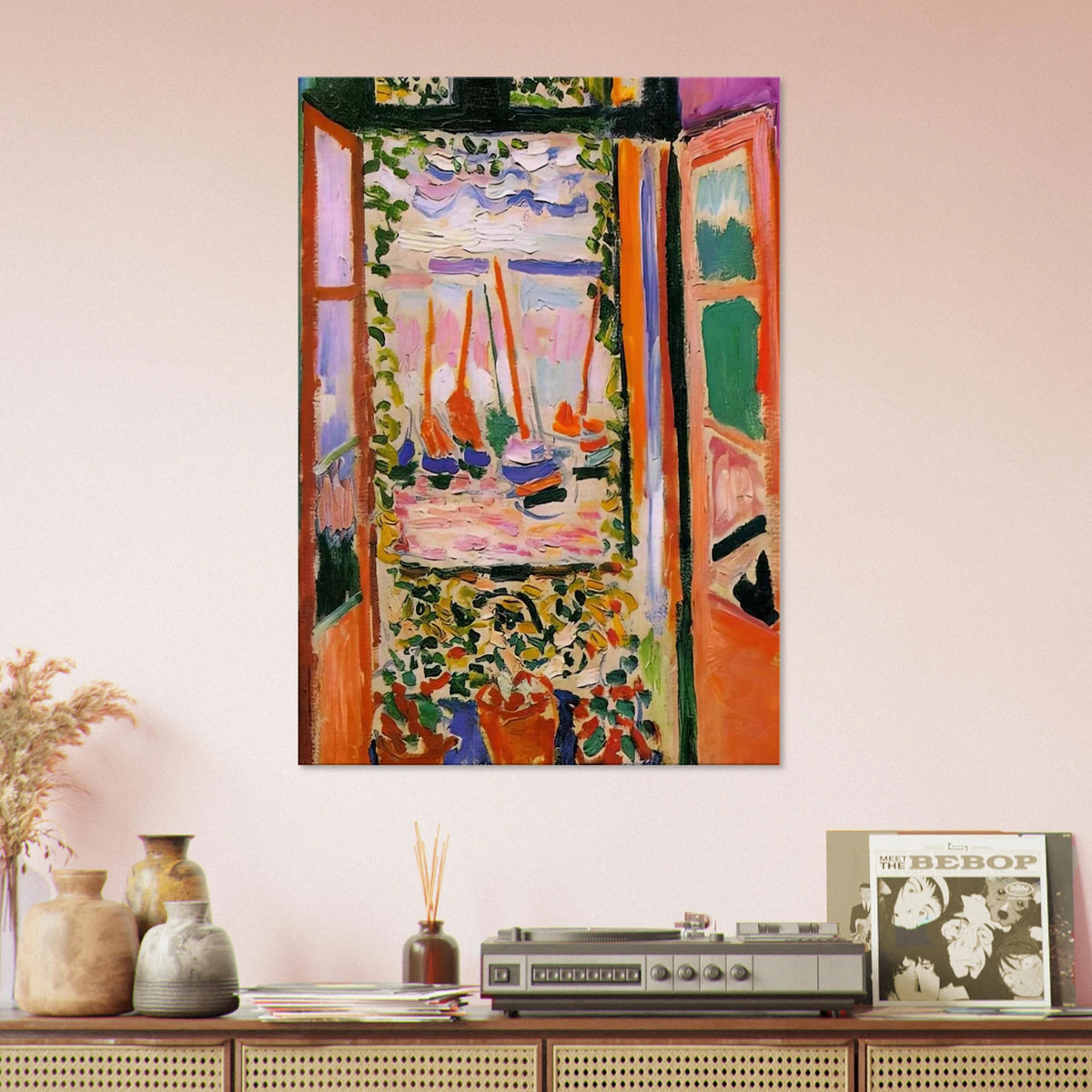 OPEN WINDOW COLLIOURE 1905 Canvas | Henri Matisse Canvas | Henri Matisse Print