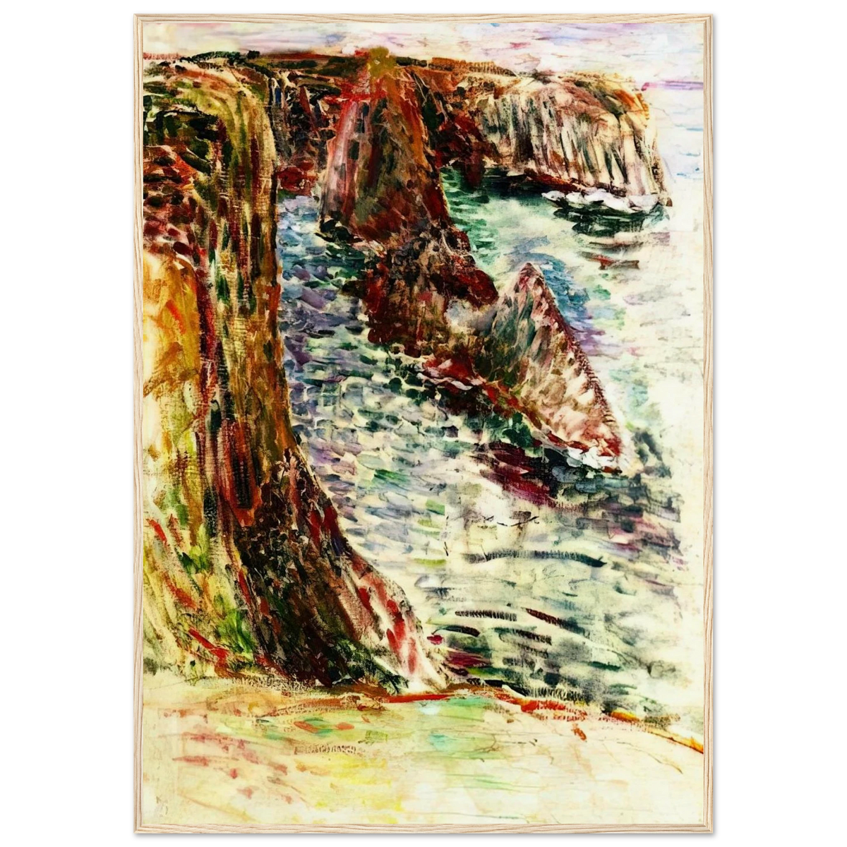 BELLE ILE EN MER 1897 Framed Poster | Henri Matisse Framed Prints Wall Art | Henri Matisse Print