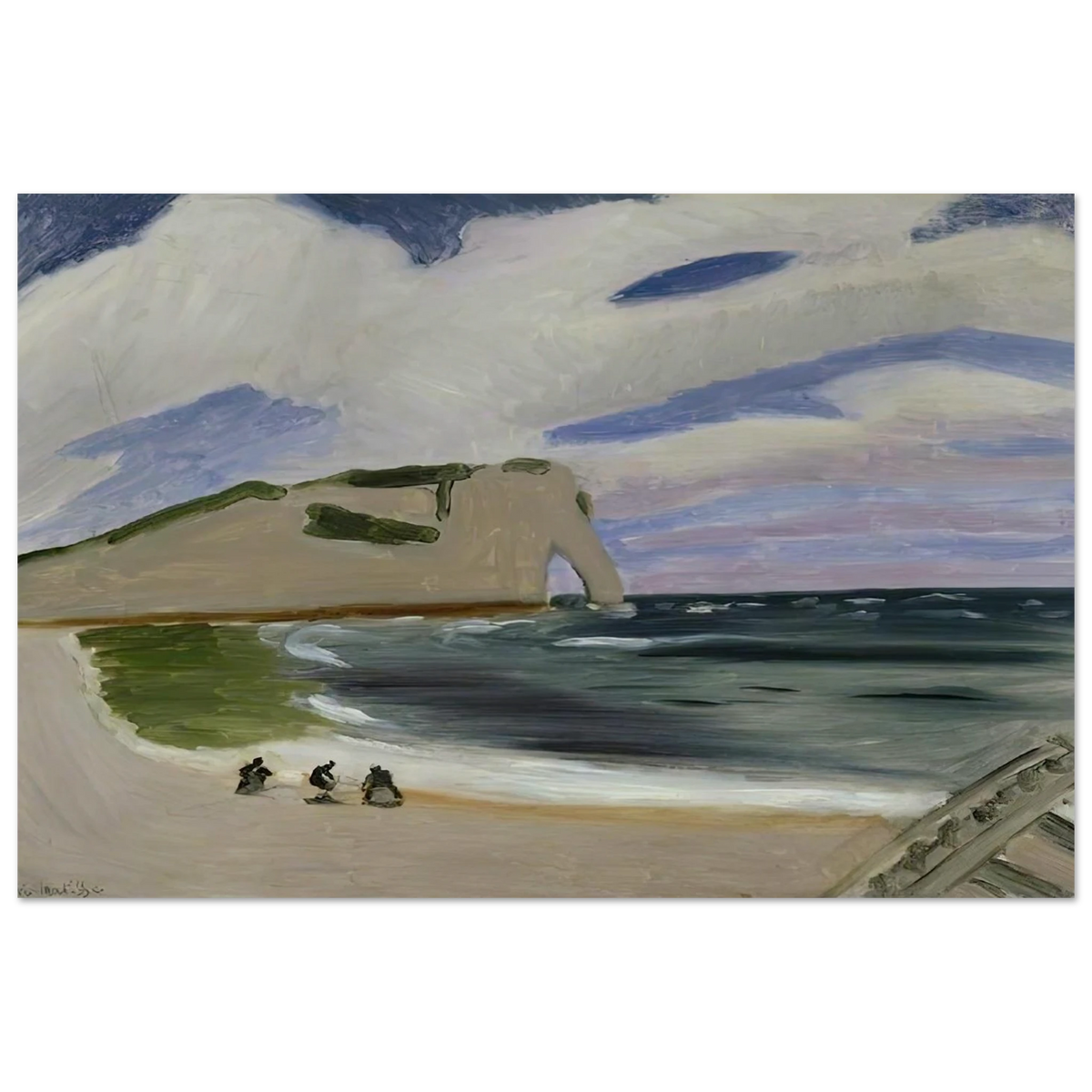 WOMEN ON THE BEACH ETRETAT 1920 Poster | Henri Matisse Poster | Henri Matisse Print