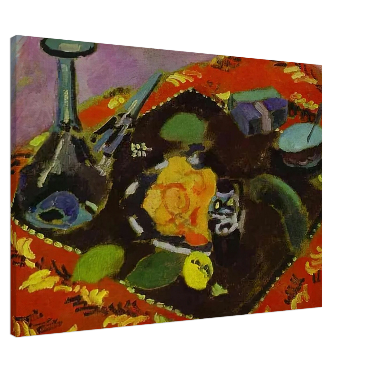 DISHES AND FRUIT 1906 Canvas | Henri Matisse Canvas | Henri Matisse Print