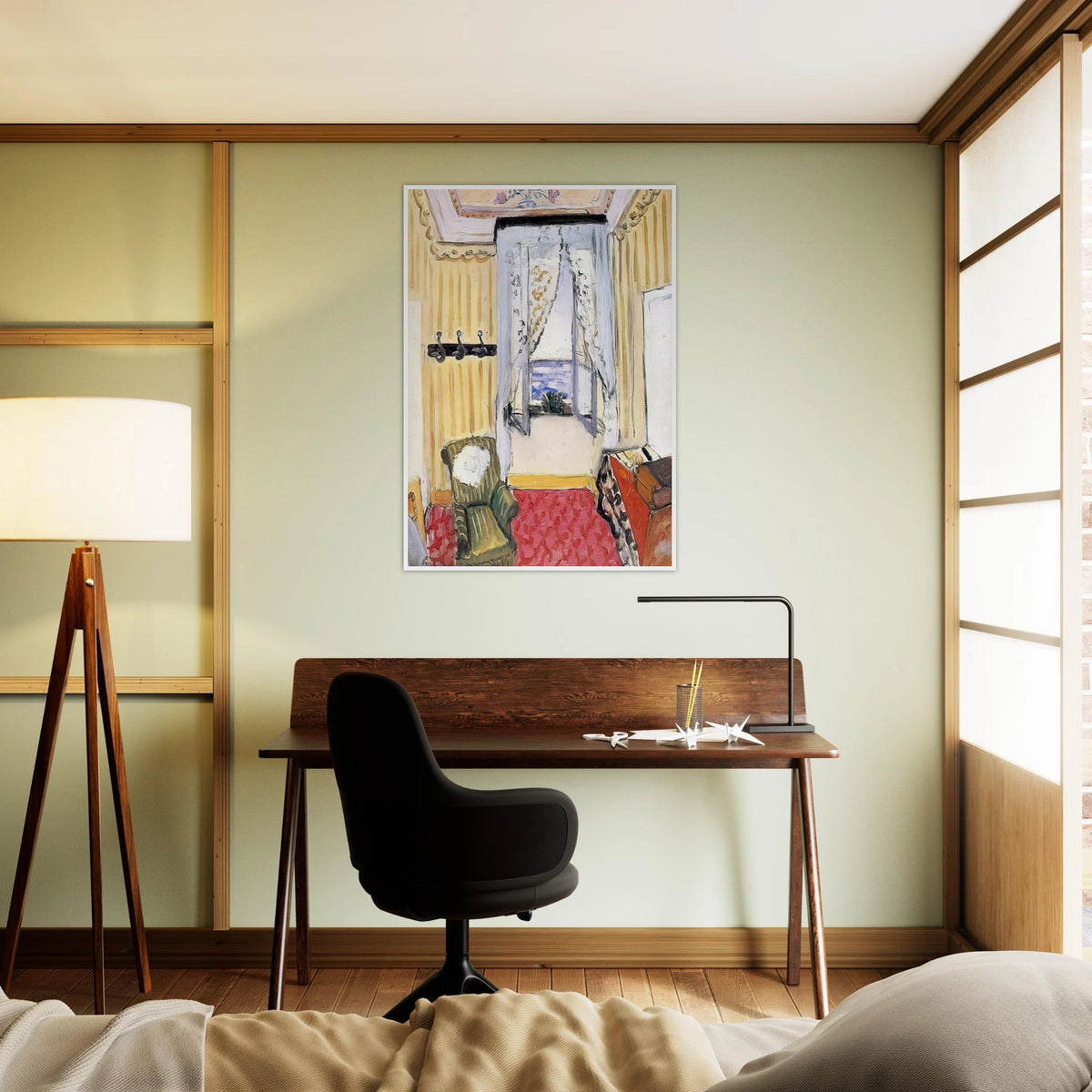 MY ROOM AT THE BEAU RIVAGE 1918 Framed Poster | Henri Matisse Framed Prints Wall Art | Henri Matisse Print