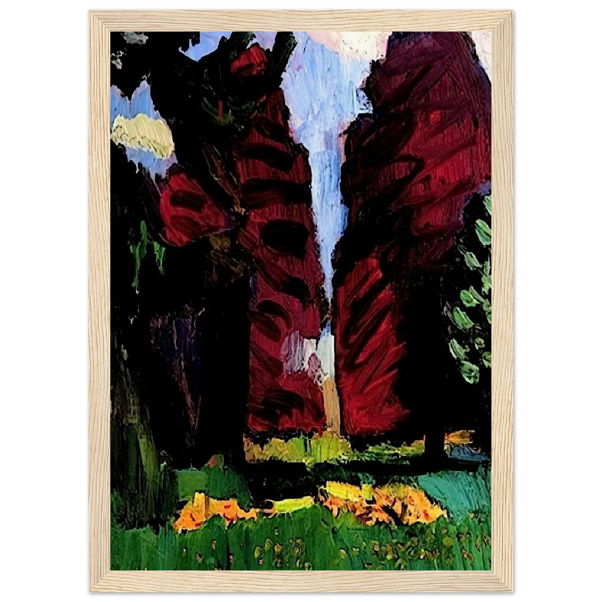COPPER BEECHES 1901 Framed Poster | Henri Matisse Framed Prints Wall Art | Henri Matisse Print