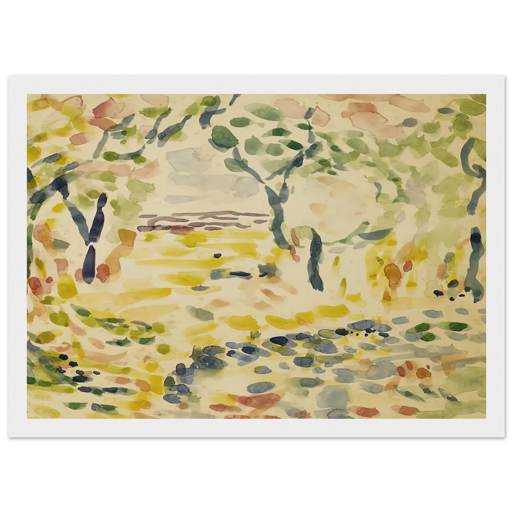 ETUDE POUR LE BONHEUR DE VIVRE 1905 Framed Poster | Henri Matisse Framed Prints Wall Art | Henri Matisse Print