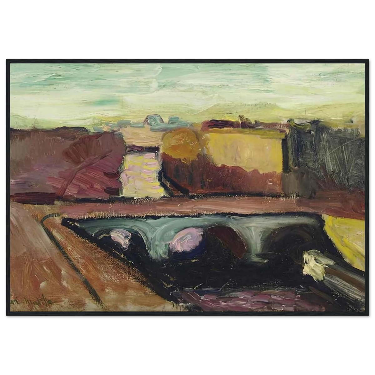 VUE DE LA SEINE LE PONT SAINT MICHEL 1904 Framed Poster | Henri Matisse Framed Prints Wall Art | Henri Matisse Print
